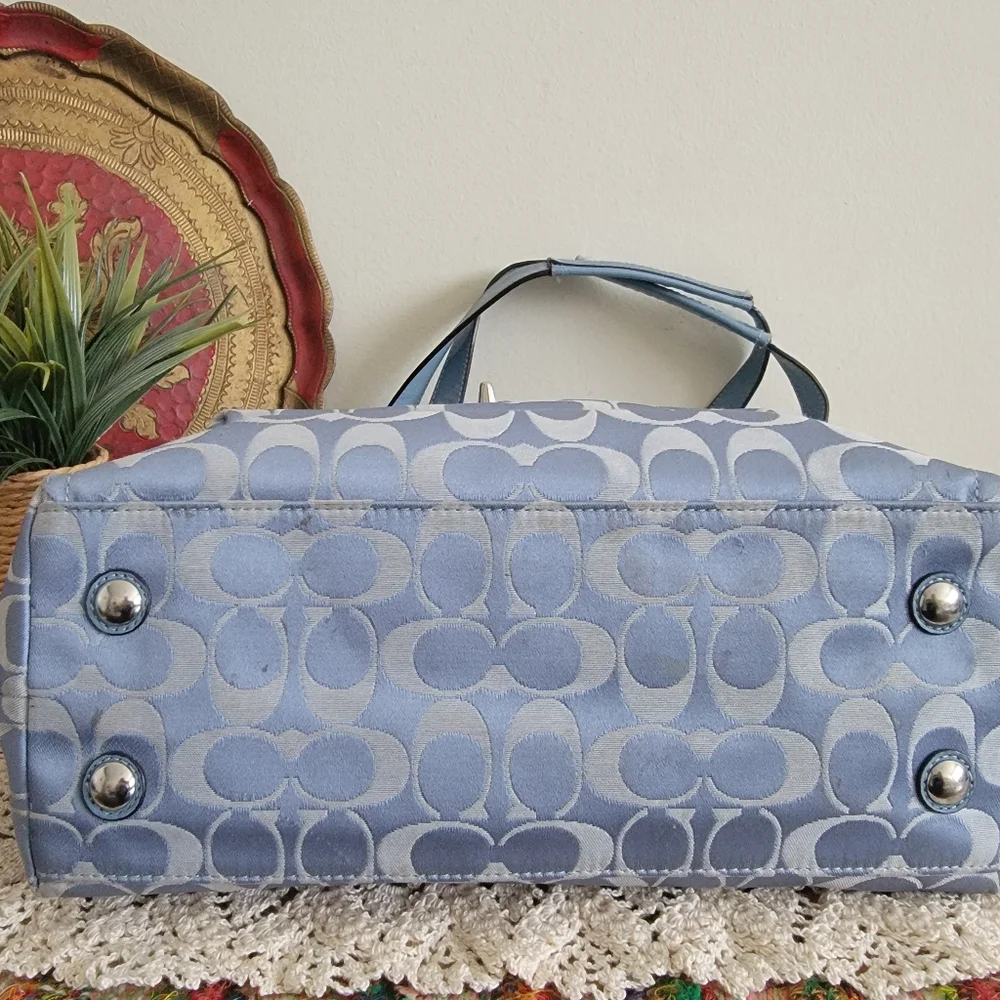 Coach shoulder bag Blue - Picture 10 of 12